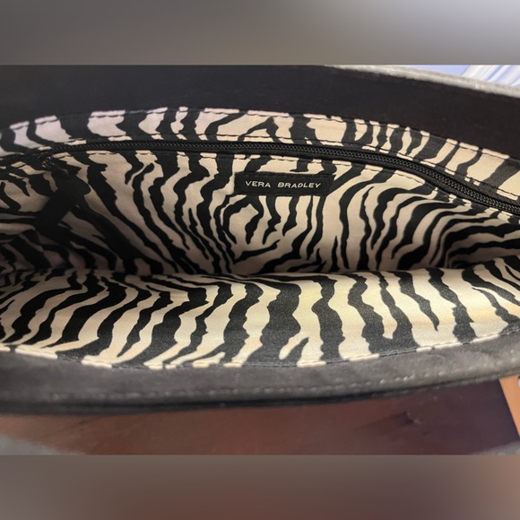 Vera Bradley Black Quilted Clutch with Handle - Picture 5 of 5